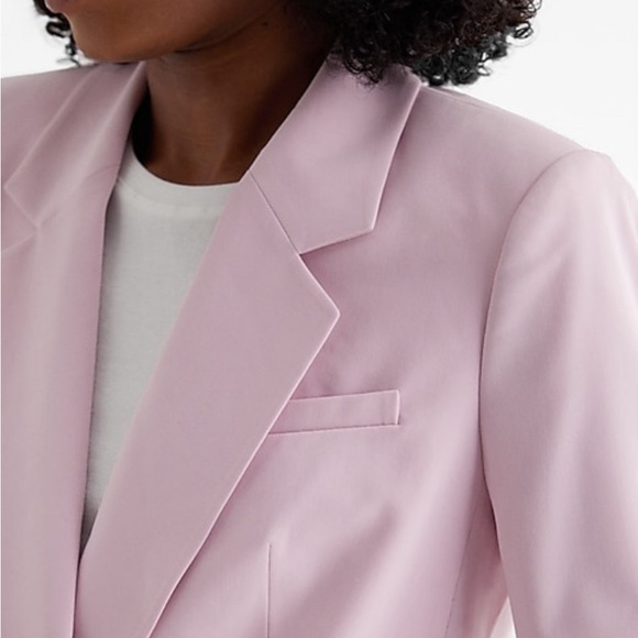 Express XS soft pink double breast blazer - Picture 8 of 8